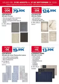 Catálogo Costco Página 4: Evergrace Home Alfombra de baño €13,99, Gertmenian alfombra toscana €79,99