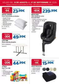 Catálogo Costco Página 5: Lifetime mesa redonda plegable €49,99, Vtech Maxi Tren ABC €44,99