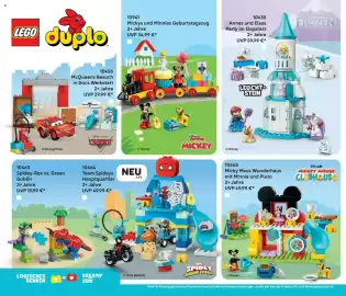 Lego Flugblatt Seite 14: LEUCHT-STEIN Anna und Elsa Party im Eispalast €59,99