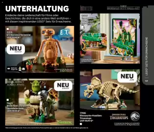 Lego Flugblatt Seite 149: LEGO E.T. the Extra-Terrestrial €129,99, LEGO Emerald City Wandkunst €149,99