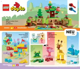 Lego Flugblatt Seite 16: Wir Bauen Tiere €49,99, LEGO duplo Wald mit wilden Tieren €79,99