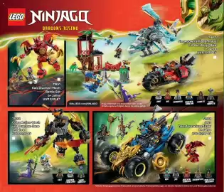 Lego Flugblatt Seite 74: Coles Action-Mech und Drachen-Zane €29,99