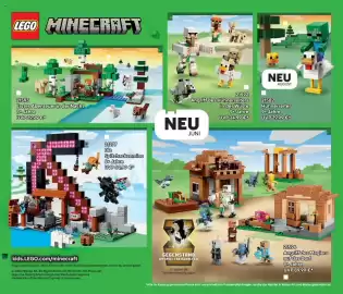 Lego Flugblatt Seite 88: Hühnerreiter €29,99, LEGO Angriff des Magiers auf das Dorf €89,99