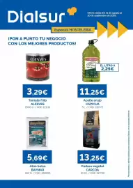 Folleto Dialsur Cash & Carry Página 1: Capicua aceite orujo €11,25, Alesves tomate frito €3,29