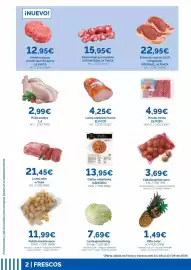 Folleto Dialsur Cash & Carry Página 2: Cebolla gorda saco €3,69, Pollo entero €2,99