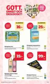 MatArket reklamblad vecka 36 Sida 11: Garant ekologiska ärter €16,00, Garant lasagneplattor €25,00