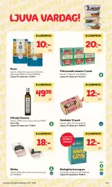 MatArket reklamblad vecka 36 Sida 3: Garant finkrossade tomaters €20,00, Vetekaka 12-pack €12,00