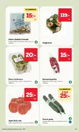 MatArket reklamblad vecka 36 Sida 7: Päron Conference €20,00, Gurka €25,00