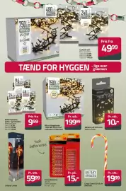 Fleggaard avis Side 21: Sølvwire 20 LED Varm Hvid m.Timer €10,00, Batterilyskæde, Inden- og Udendørs