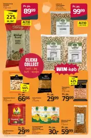 Fleggaard avis Side 40: Cashew el. Pistacienødder €99,99, Sunshine Delights Tørret Mango, Ananas el. Fersken €30,00