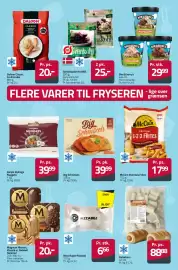 Fleggaard avis Side 47: Miss Bagel Pizzadej €6,66, Magnum Mandel, Klassik el. Dobbelt Karamel €20,00