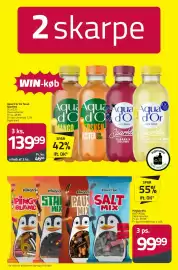 Fleggaard avis Side 7: Aqua D’or Ice Tea el. Sparkles €139,99, Pingvin Mix €99,99