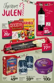 Fleggaard avis Side 8: Mariengold Glühwein €49,99, Quality Street €100,00