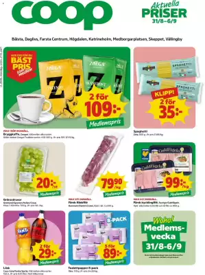 Coop Daglivs (giltig till och med 6-09)