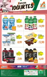 Folheto Atacadão semana 36 Página 1: Danone - bebida láctea yopro €6,49, Activia - leite fermentado €14,99