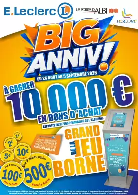 E.Leclerc | OP LAVIDA ANNIV 2026 (valable jusqu'au 5-09)