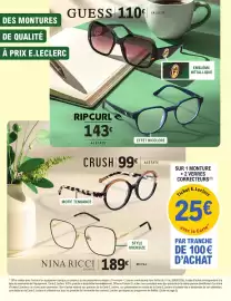 Catalogue E.Leclerc Optique | Opti'Days de la rentrée page 2: GUESS €110,00
