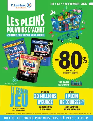 E.Leclerc Express | Le goûter fait sa rentrée (valable jusqu'au 12-09)