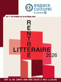 Catalogue E.Leclerc Espace Culturel | La rentrée littéraire page 1