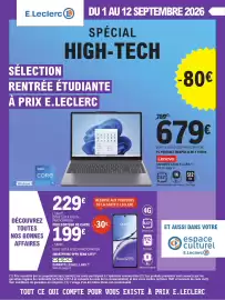 Catalogue E.Leclerc Espace Culturel page 1