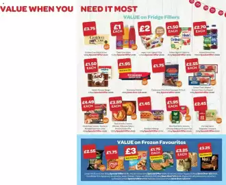 Spar leaflet week 36 Page 5: Tasty Foods Creamy Chicken / Mince & Onion / Roast Chicken Pie €5,25