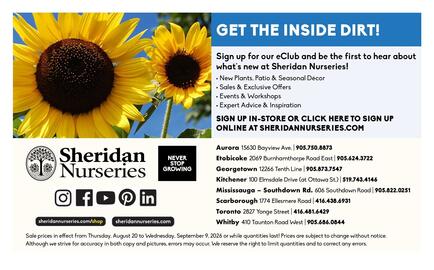Sheridan Nurseries flyer Page 6