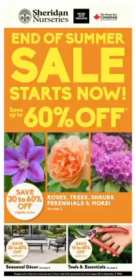 Sheridan Nurseries (valid until 9-09)