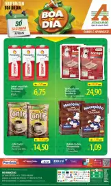 Folheto Atacadão Página 1: Piracanjuba - leite longa vida €6,75, Mocoquinha - bebida lactea €1,09