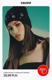 Cropp gazetka tydzień 36 Strona 5: Czapka beanie z metalowymi detalami Cropp €39,99