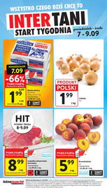 Intermarche gazetka tydzień 36 Strona 44: Cebula luz €1,99, Brzoskwinia luz €5,99