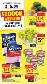 Intermarche gazetka tydzień 36 Strona 2: Avocado zielone €3,25, Śmietanka ZOTT PRIMO €3,19