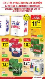 Intermarche gazetka tydzień 36 Strona 33: Piwo Harnaś jasne pełne €11,96, Piwo OKOCIM jasne pełne €13,00