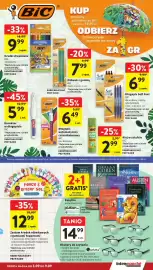 Intermarche gazetka tydzień 36 Strona 41: Długopis Soft Feel BIC €6,99, Kredki drewniane BIG €9,99