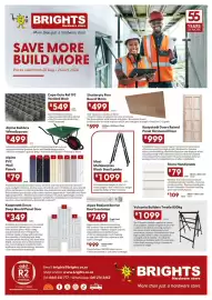 Brights Hardware catalogue Page 1: Kapstadt Doors Deep Mould Panel Door €349,00, Alpine PVC Wall Panels €79,00
