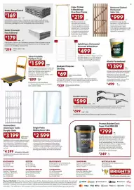 Brights Hardware catalogue Page 2: Tolsen Foldable Platform Truck €899,00, Nutech Grooved Fascia Board €179,00