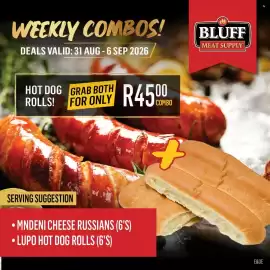 Bluff Meat Supply catalogue week 36 Page 14: Hot Dog Rolls €45,00