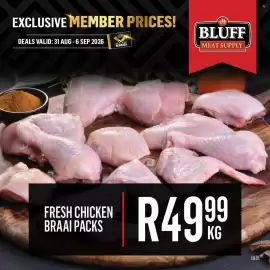 Bluff Meat Supply catalogue week 36 Page 3: Fresh Chicken Braai Packs €49,99