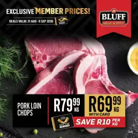 Bluff Meat Supply catalogue week 36 Page 5: Pork Loin Chops €69,99