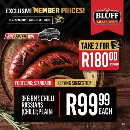 Bluff Meat Supply catalogue week 36 Page 6: BMS Chilli Russians €99,99