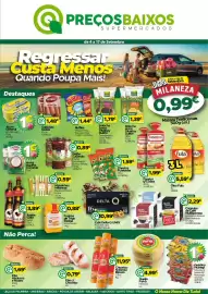 Folheto Supermercados Preços Baixos Página 1: Chouriço Nobreza Elpozo €11,95, Óleo Fula €5,59