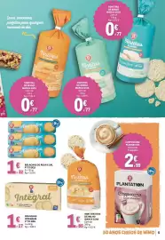 Folheto E.Leclerc Página 5: Bolachas água e sal p'tit déli €1,32, Bolachas integrais p'tit déli €1,17