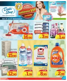 Volantino Deter Shop Pagina 11: Tontarelli cassettiera bambu' 4 cass.alti €15,90, Dentifricio linea family Mentadent €3,99