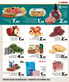 Volantino Conad Margherita settimana 36 Pagina 2: Prosciutto cotto scaligero Leoncini €1,19