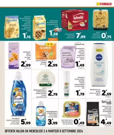 Volantino Conad Margherita settimana 36 Pagina 4: Petfriends Plus Mini cani adulti €4,49, Piatti piani Verso Natura €2,79