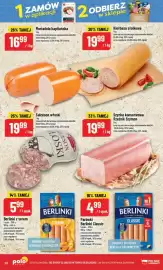 Polomarket gazetka tydzień 36 Strona 20: Salceson włoski €19,99, Szynka konserwowa Rzeźnik Szymon €19,99