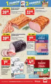 Polomarket gazetka tydzień 36 Strona 21: Schab krotoszyński €32,99, Boczek łososiowy Rzeźnik Szymon €26,99