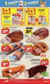 Polomarket gazetka tydzień 36 Strona 22: Szynka cygańska €29,99, Boczek paski mocno wędzony Rzeźnik Szymon €24,99