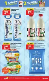 Polomarket gazetka tydzień 36 Strona 26: Twaróg delikatny naturalny Président €2,99, Maślanka naturalna Mrągowska €3,99