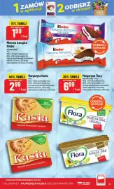 Polomarket gazetka tydzień 36 Strona 27: Margaryna Flora Original €6,99, Mleczna kanapka Kinder owoce leśne €1,99