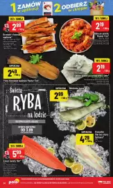 Polomarket gazetka tydzień 36 Strona 30: Brzuszki z łososia wędzone €2,99, Grenadier filet bez skóry Rybhand €4,29